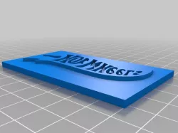 Hotwheels Logo Stamp