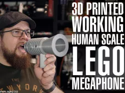 Human Scale Working LEGO Megaphone