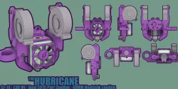 Hurricane V6 Duct for Cr-10