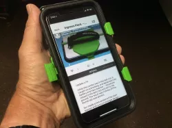 Ingress Pack -- iPhone X in Otterbox Defender with Kuppet wireless battery