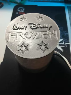 Lithophane Bedside table Lamp Frozen