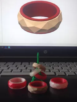 Low Poly Ring - Spinner Remix