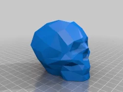 Low Poly Skull