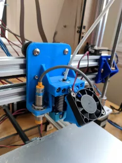 Makerfarm i3v Bowden e3d v6 carriage with auto bed leveling