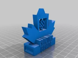 Maple Leaf Benchy by 3D Printing Canada