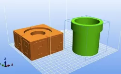 Mario Bros Planter and Base