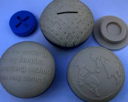 Muffin Shaped Containers and Coin Banks      