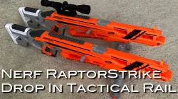 Nerf RaptorStrike Picatinny and N-Strike Rails