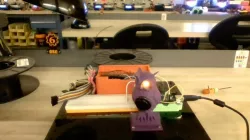 Owl Push Button Light