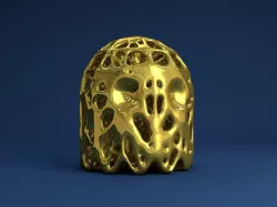 PacMan Ghost Voronoi Style