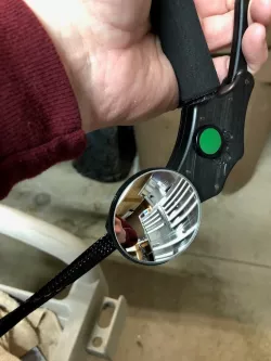 Paramotor Throttle Mirror Holder