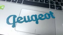 Peugeot Handwriting Text Logo