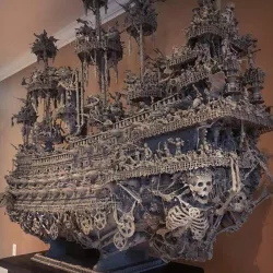 Pirate Zombie Shipwreck Ghost Ship image as lithophane