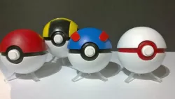 Pokeball, Greatball, Ultraball, Premier Ball