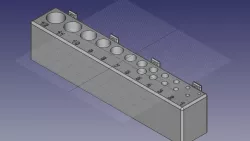 Portabrocas para panel herramientas. (Drill chuck for tools panel?)
