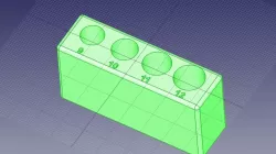 Portabrocas simple (Tutorial para hacer en Freecad)