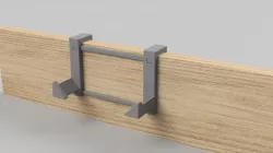 Quadcopter hooky shelf hanger