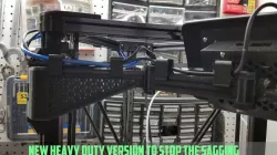 Raspberry Pi 7 Inch Touchscreen display case swing out arm mount for 2020 (with STP files)