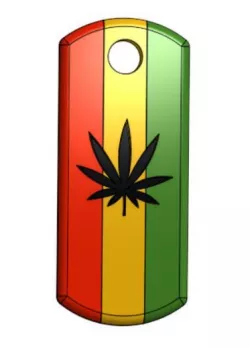 reggae key chain