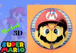 Reloj Mario 3D