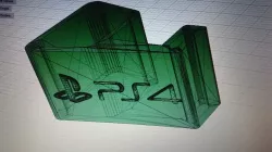 Simple foot for PS4 pro with ps4 logo