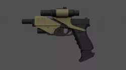 Space: Above and Beyond 1:6 scale M70 Pistol