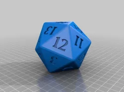 Spindown Counters D20 Dices