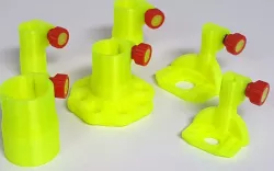 Telescoping Mast Clamps with optional rings and dipole mounts