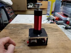 Tesla Coil 3D Printed - Desktop 2 x AA