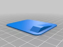 Thin wing servo cover for Aeroic Schwing Corsa glider