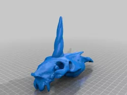 Unicorn Skull No Jaw
