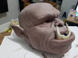 Warcraft Orc Head