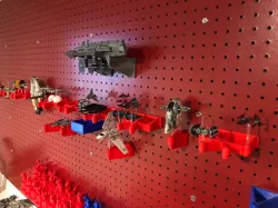 X-Wing Miniatures Pegboard Display