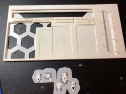  20 x 20 Zombicide Modern Dashboard - Official Cards