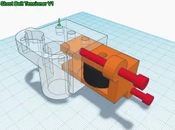 2020 X-Axis Shortener Kit (short belt tensioner + short motor mount)