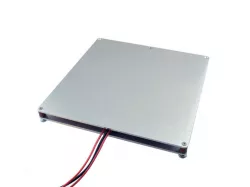 3D Printer Aluminum Build Plate for Silicone Heater, 220x220mm Size