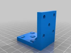 90 degree 10-hole angle bracket