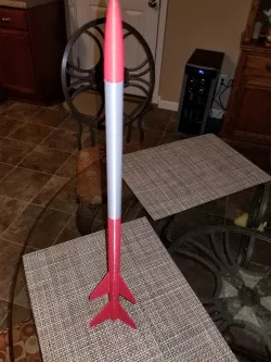 Accelerator 2-Stage 18mm model rocket