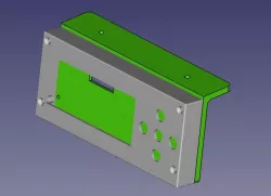 Anet A8 LCD Flush Mounting Frame Bracket (parameterized)