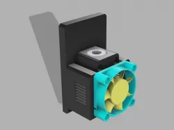 Another Da Vinci Jr e3d v6 HotEnd Quick Release