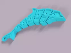 Articulated Hinged Dolphin Keychain - Fusion 360 tutorial