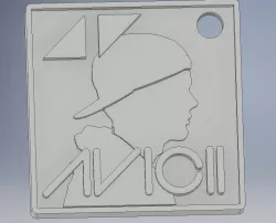Avicii Keychain