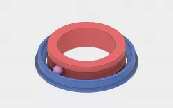 Bearing 30x55x13mm using 6mm BBs