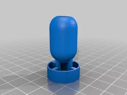 bomb shaped Paracord bead
