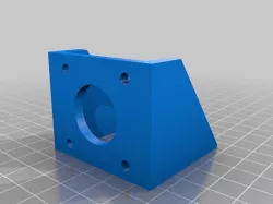 Bowden Motor Mount Blank 90 Degrees