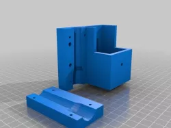 CNC Parts - Z-Axis Laser + Dremel Shaft Bracket