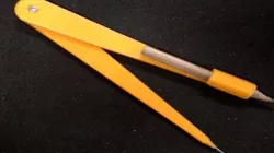Compass with a pencil