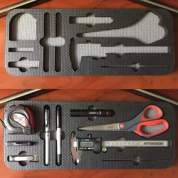 Desk Organizer from Foam Tiles
