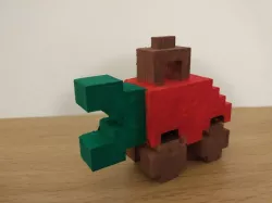 Digger pixelated 8bit (old video game)