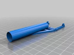 Dowel holder for mouse trap car